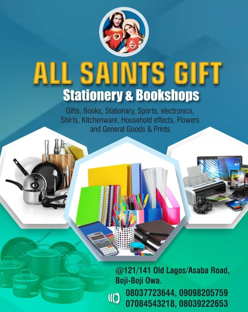 All Saints Gifts Stationery and Bookshops