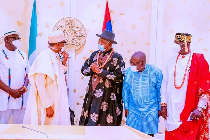 The Speech By President Buhari At A Meeting With Niger Delta Elders And The Leadership Of The Ijaw National Congress (INC), At The Presidential Villa, on Friday, June 25, 2021