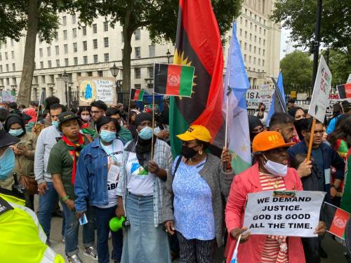 Nigerian Protesters Seek UK’s Intervention, Says ‘Afghanistan Today, Nigeria Tomorrow’