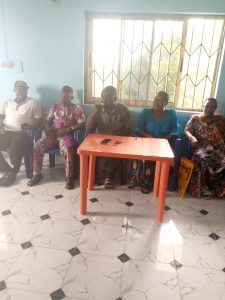 Odoziani Ezinne Support Group for Monday Onyeme members during the meeting at kwale
