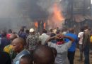 Popular Market Engulfed By Fire In Lagos