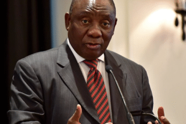 South African President Cyril Ramaphosa