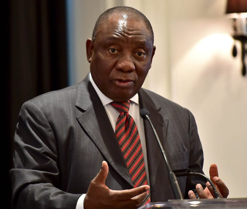 South African President Cyril Ramaphosa