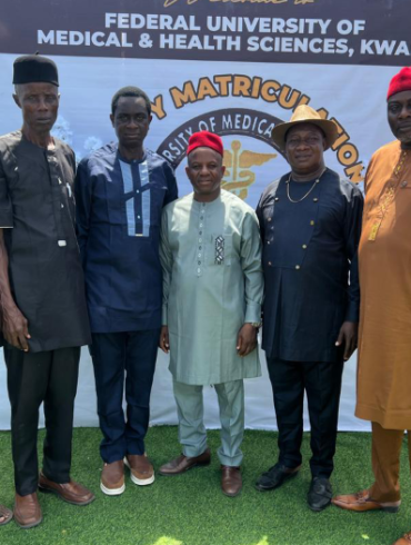 Members of Ukwuani Foundation Union (UFU) during the maiden matriculation ceremony of FUMHSK