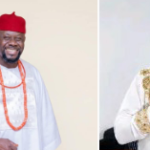 NNU president general, Chief Amechi Asugwuni (left) with NELGA chairman, Hon. Vincent Osilonya