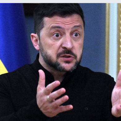 Ukrainian President Volodymyr Zelensky